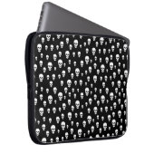 Schädel Laptopschutzhülle (Vorne Rechts)