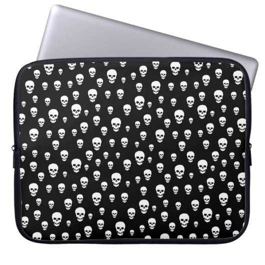 Schädel Laptopschutzhülle (Vorderseite)