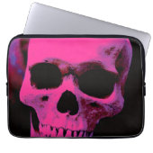 Schädel Laptopschutzhülle (Vorderseite)
