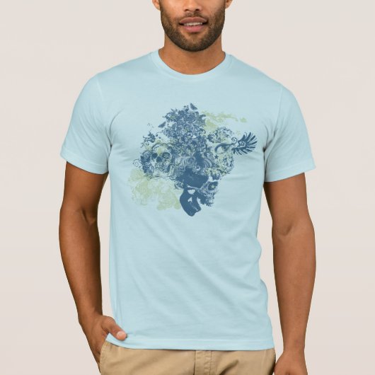Schädel-Leben T-Shirt (Vorderseite)