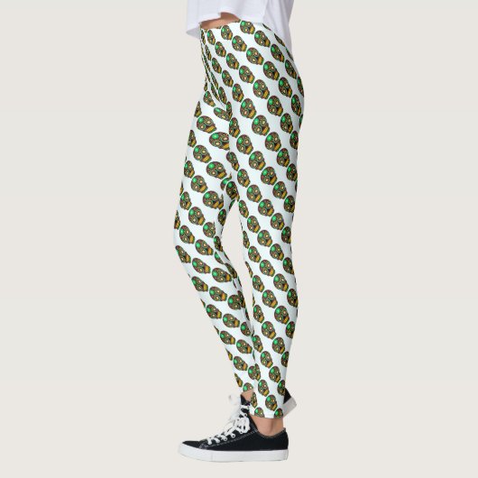 Schädel Leggings (Links)