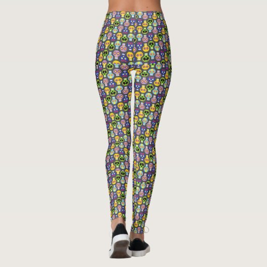 Schädel Leggings (Rückseite)