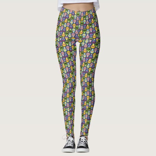 Schädel Leggings (Vorderseite)