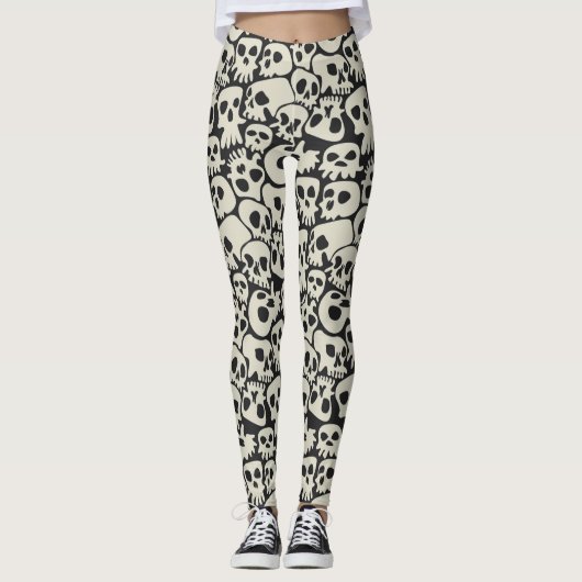 Schädel Leggings (Vorderseite)