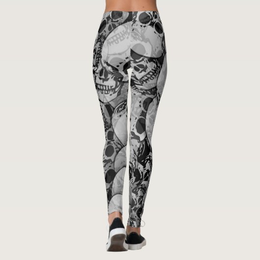 Schädel Leggings (Rückseite)