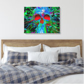 Schädel Leinwanddruck (Insitu (Schlafzimmer))