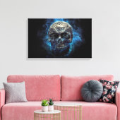 Schädel Leinwanddruck (Insitu (Wohnzimmer))