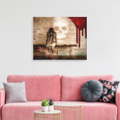 Schädel Leinwanddruck (Insitu (Wohnzimmer))