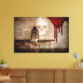 Schädel Leinwanddruck (Insitu (Wohnzimmer))