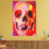 Schädel Leinwanddruck (Insitu (Wohnzimmer))