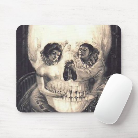 Schädel-Liebe, viktorianische optische Mousepad (Mit Mouse)