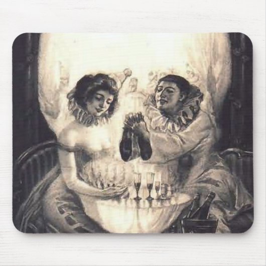 Schädel-Liebe, viktorianische optische Mousepad (Vorne)