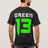 Schädel-Logo 2 mit Seiten versehen (Schwarzes) T-Shirt (Rückseite)