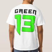 Schädel-Logo 2 mit Seiten versehen (Weiß) T-Shirt (Rückseite)