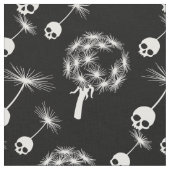 Schädel-Löwenzahn-Samen Stoff (Nahaufnahme)