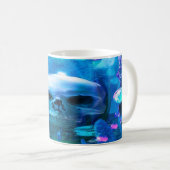 Schädel Magier Kaffeetasse (VorderseiteRechts)