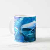 Schädel Magier Kaffeetasse (Vorderseite Links)