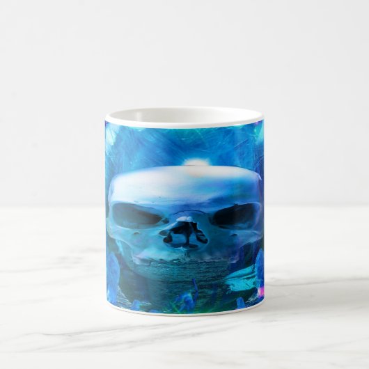 Schädel Magier Kaffeetasse (Mittel)