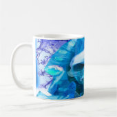 Schädel Magier Kaffeetasse (Links)