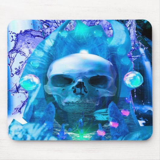 Schädel Magier Mousepad (Vorne)