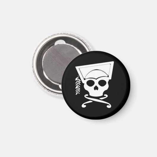 Schädel Magnet (Vorderseite/Rückseite)