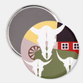 Schädel Magnet (Vorderseite/Rückseite)