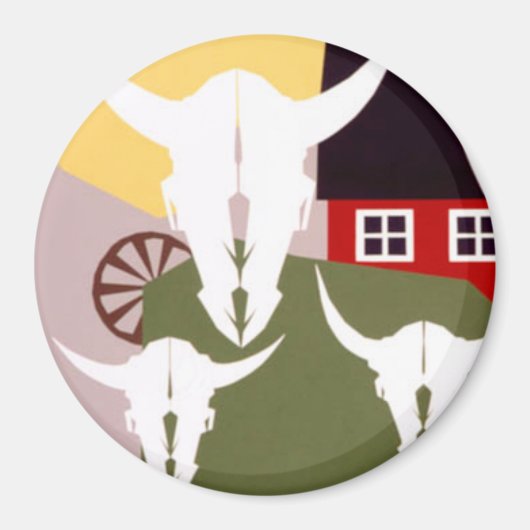 Schädel Magnet (Vorne)