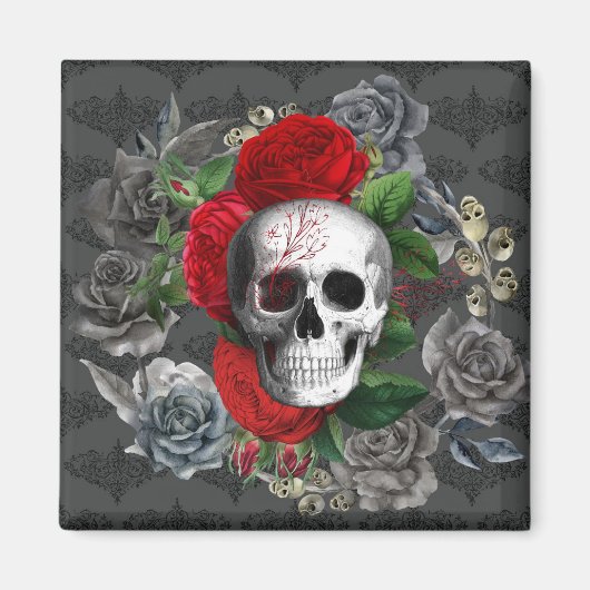 Schädel Magnet (Vorne)