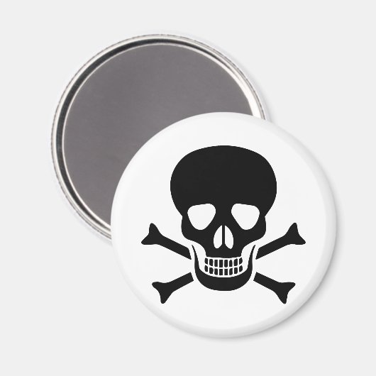 Schädel Magnet (Vorderseite/Rückseite)