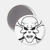 Schädel Magnet (Vorderseite/Rückseite)