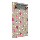 Schädel Mini Klemmbrett (Schrägansicht)