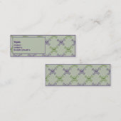 Schädel Mini Visitenkarte (Vorne/Hinten)