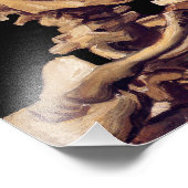 Schädel mit brennender Zigarette von Van Gogh Fotodruck (Ecke)