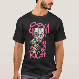 Schädel mit Cowboyhut Streetwear T-Shirt