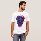 Schädel mit Dornenkrone T-Shirt (Vorne ganz)