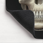 Schädel mit Einschussloch Mousepad (Ecke)