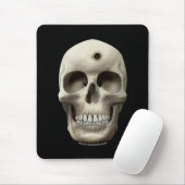 Schädel mit Einschussloch Mousepad (Mit Mouse)