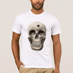 Schädel mit Einschussloch T-Shirt