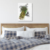 Schädel mit Federhaube Leinwanddruck (Insitu (Schlafzimmer))