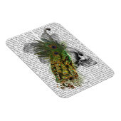 Schädel mit Federhaube Magnet (Rechte Seite)