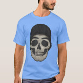 Schädel mit Mütze T-Shirt (Vorderseite)
