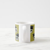 Schädel mit Oberhut Espressotasse (Rückseite)