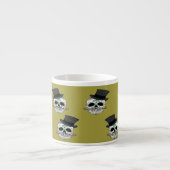 Schädel mit Oberhut Espressotasse (Vorderseite)