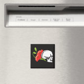 Schädel mit Pappchen Magnet (In Situ (Geschirrspüler))