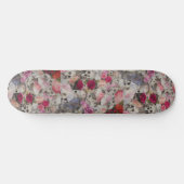 Schädel mit Rose Skateboard (Horizontal)