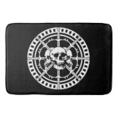 Schädel mit Schwertern Badematte (Vorderseite)