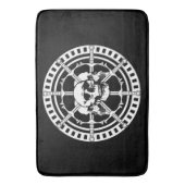 Schädel mit Schwertern Badematte (Vorderseite Vertikal)