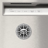 Schädel mit Schwertern Magnet (In Situ (Geschirrspüler))