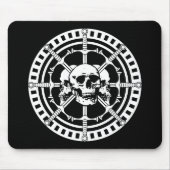 Schädel mit Schwertern Mousepad (Vorne)