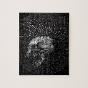 Schädel-Mohikaner Puzzle